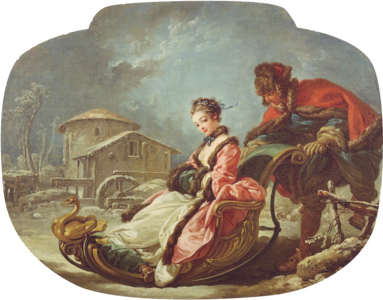 As quatro estações: inverno de François Boucher