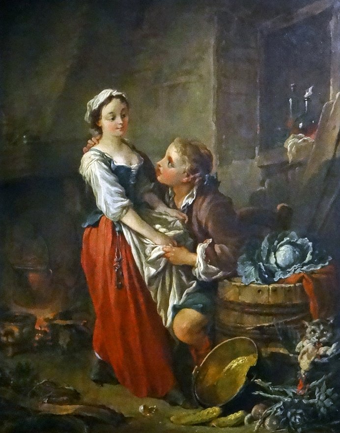 O belo fogão de François Boucher