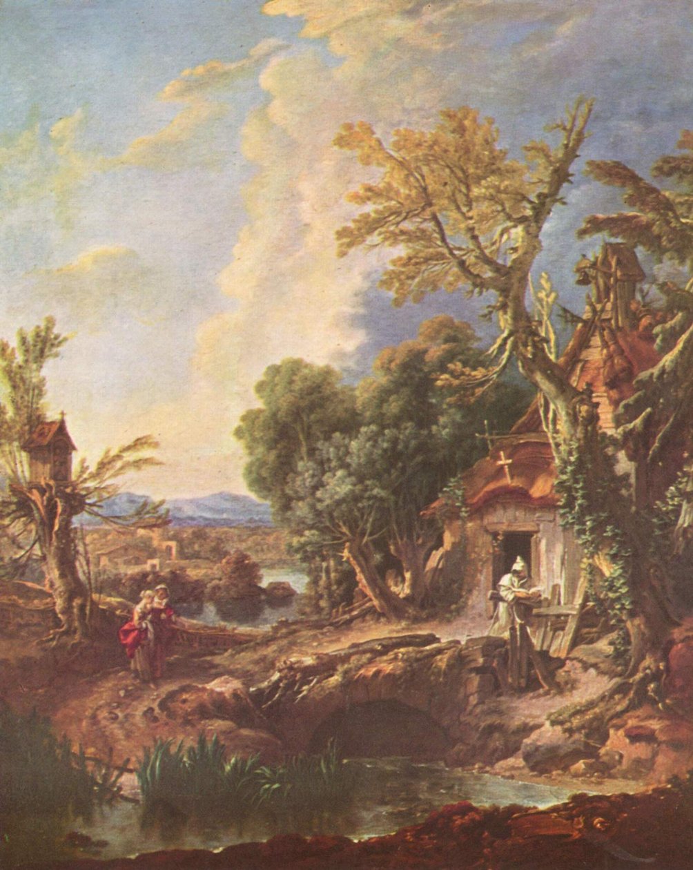 Paisagem com o irmão Lucas de François Boucher