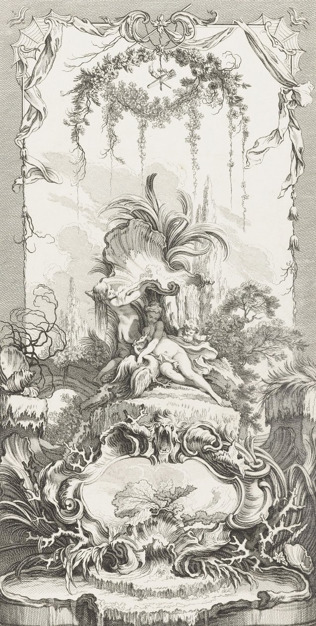 Leda em novas peças para telas (novos conceitos para telas) de François Boucher