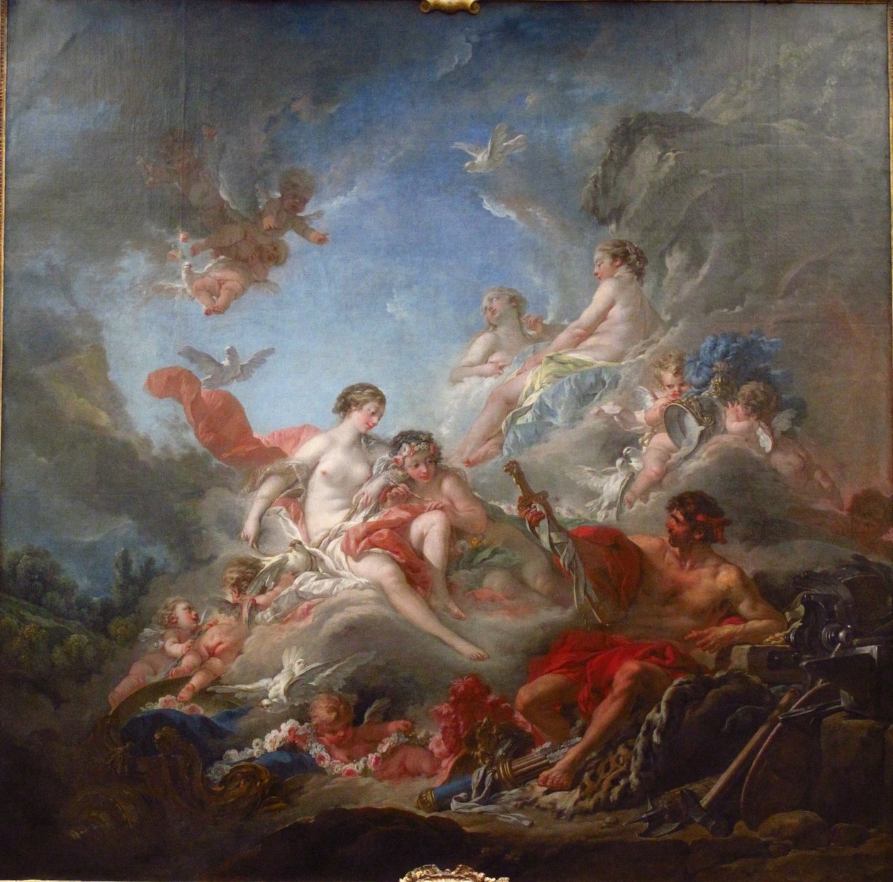 As forjas de Vulcan de François Boucher