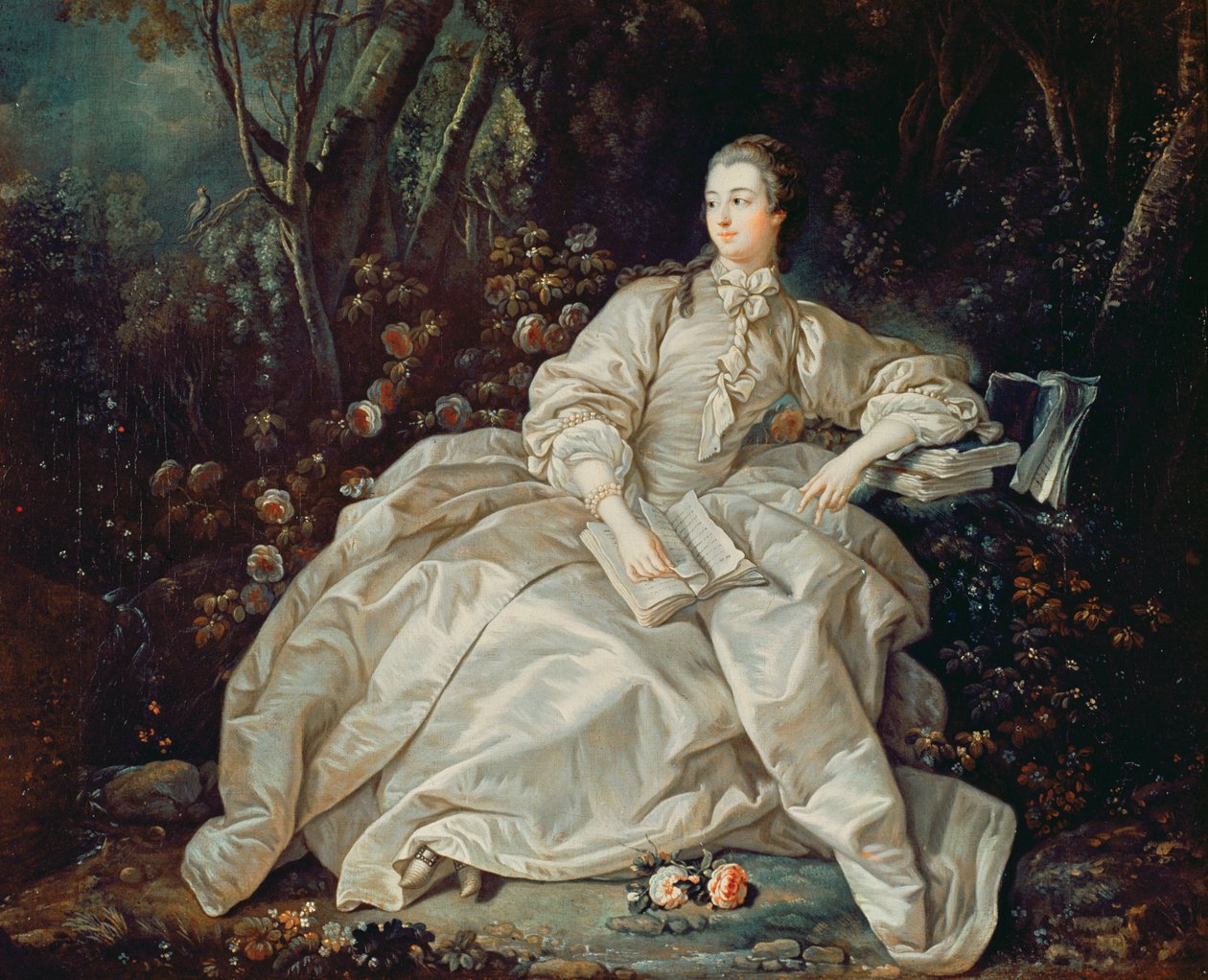 Madame de Pompadour (1721-64) de François Boucher