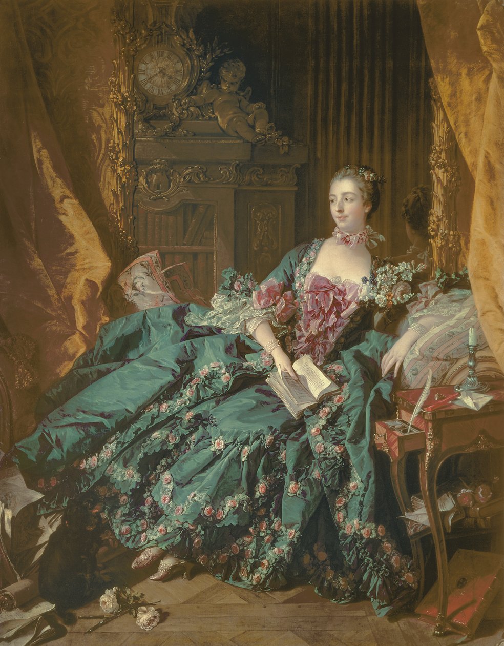 Madame de Pompadour, 1756 de François Boucher