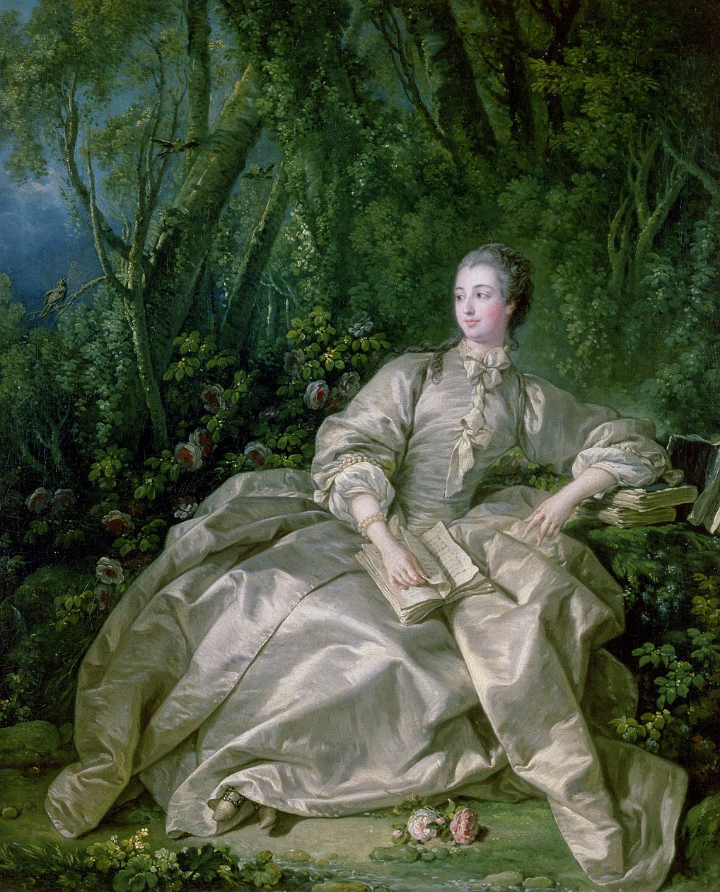 Madame de Pompadour, 1758 de François Boucher