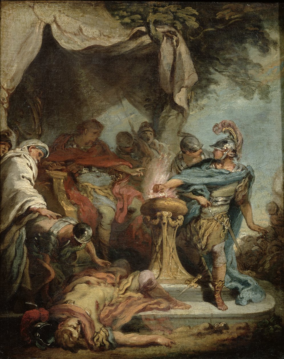 Scaevola antes Porsena de François Boucher