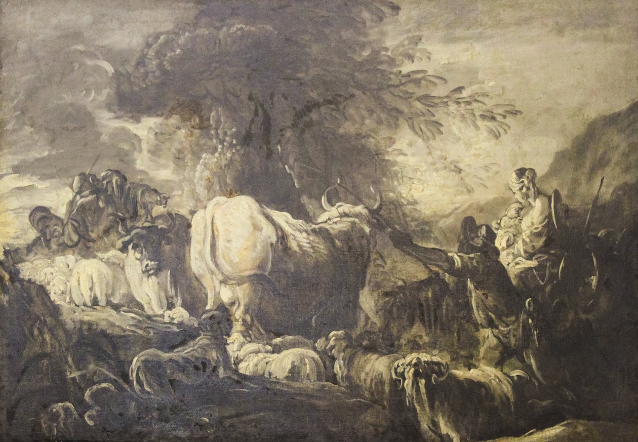 Cena pastoral de François Boucher