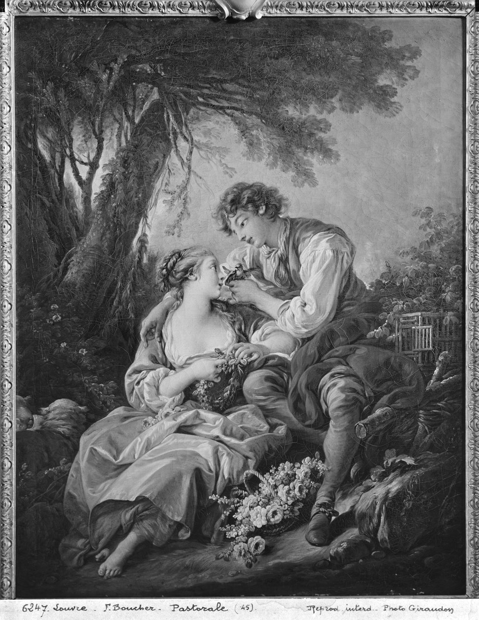 Cena pastoral de François Boucher