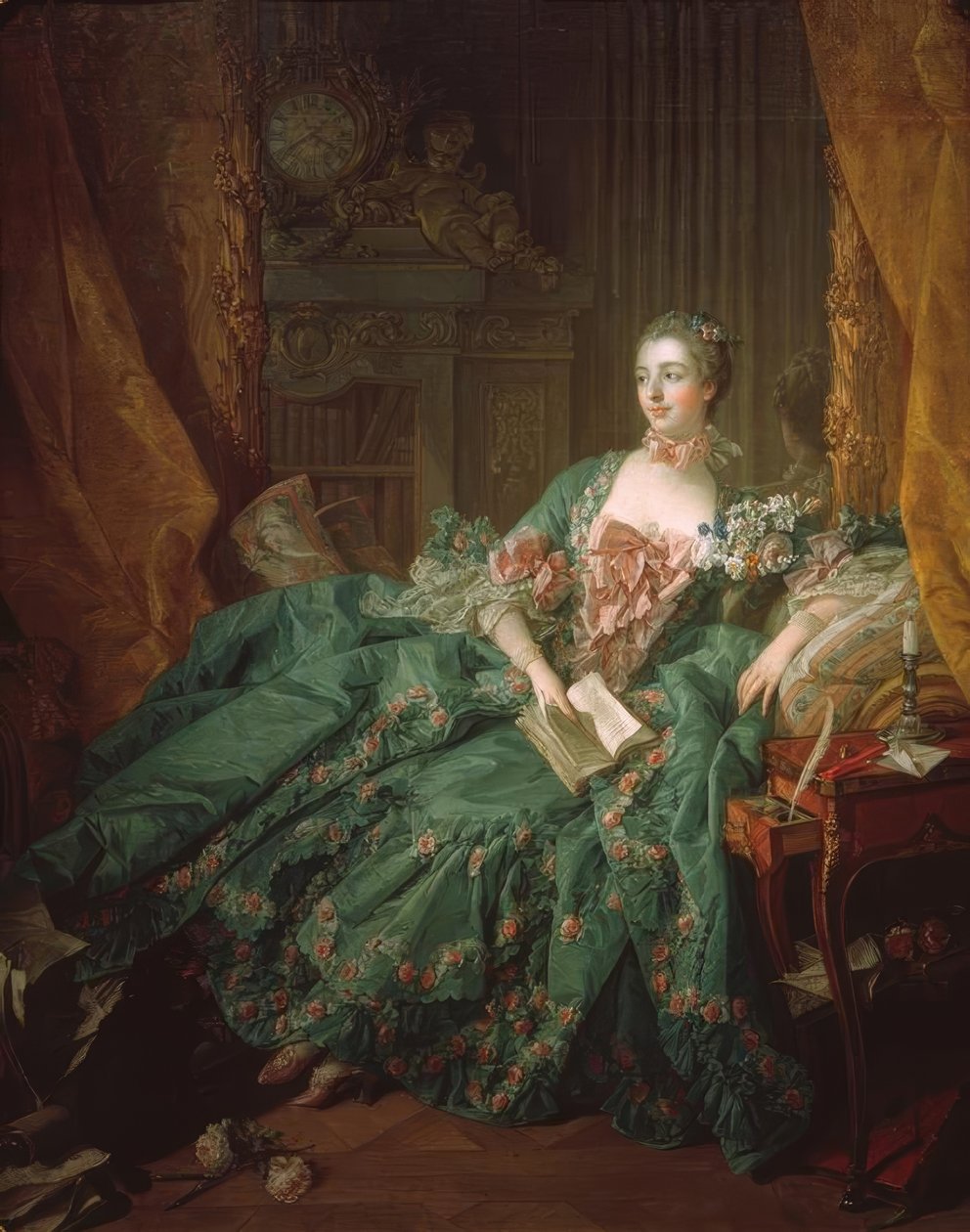 Pompadour, Jeanne Antoinette Fish, de François Boucher