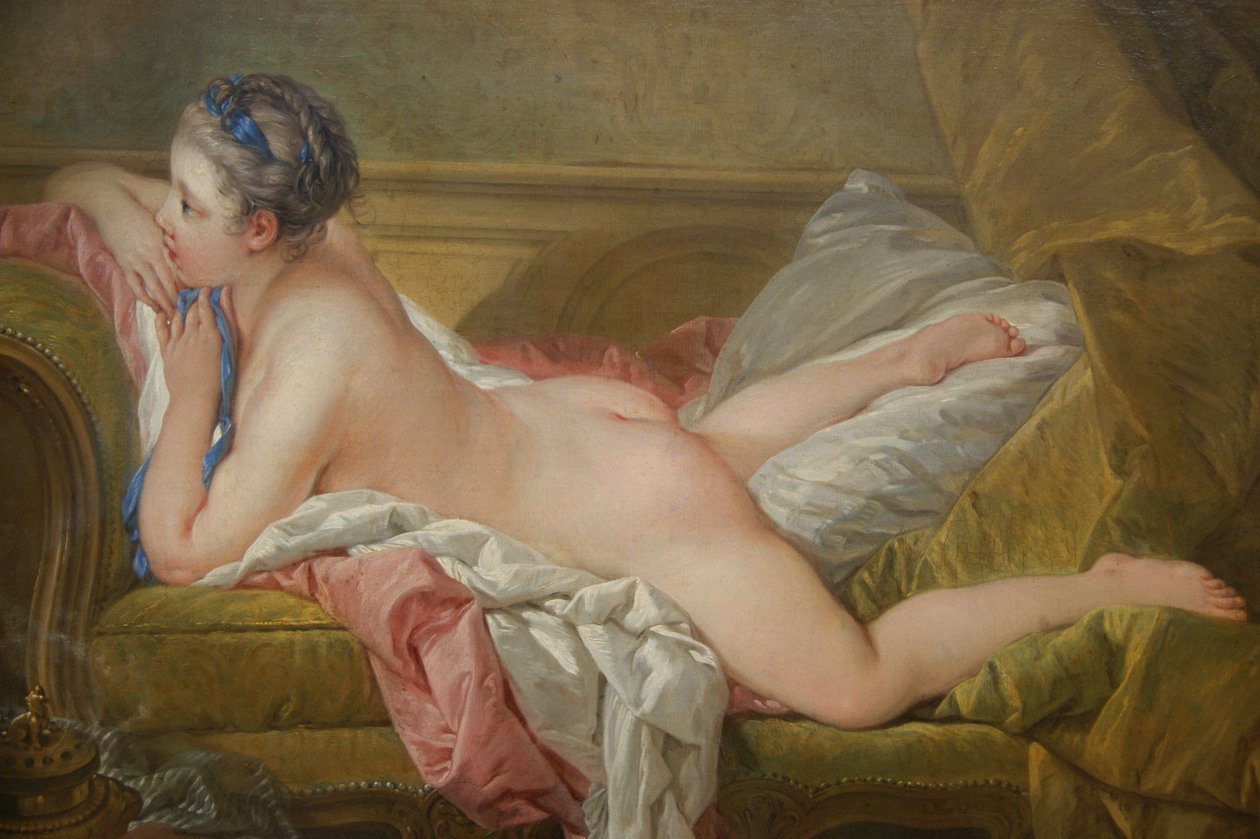 Menina descansando de François Boucher