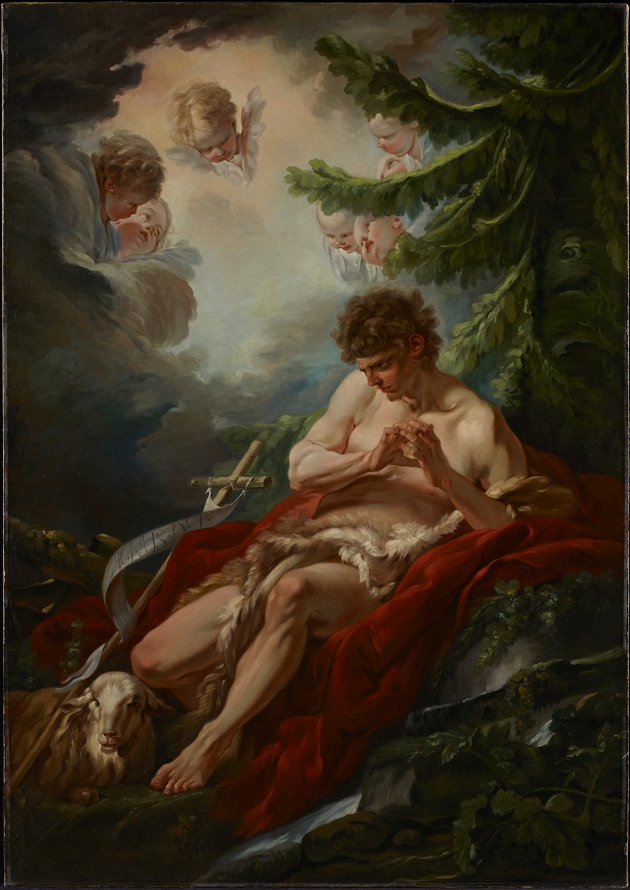 São João Batista, c.1755 de François Boucher