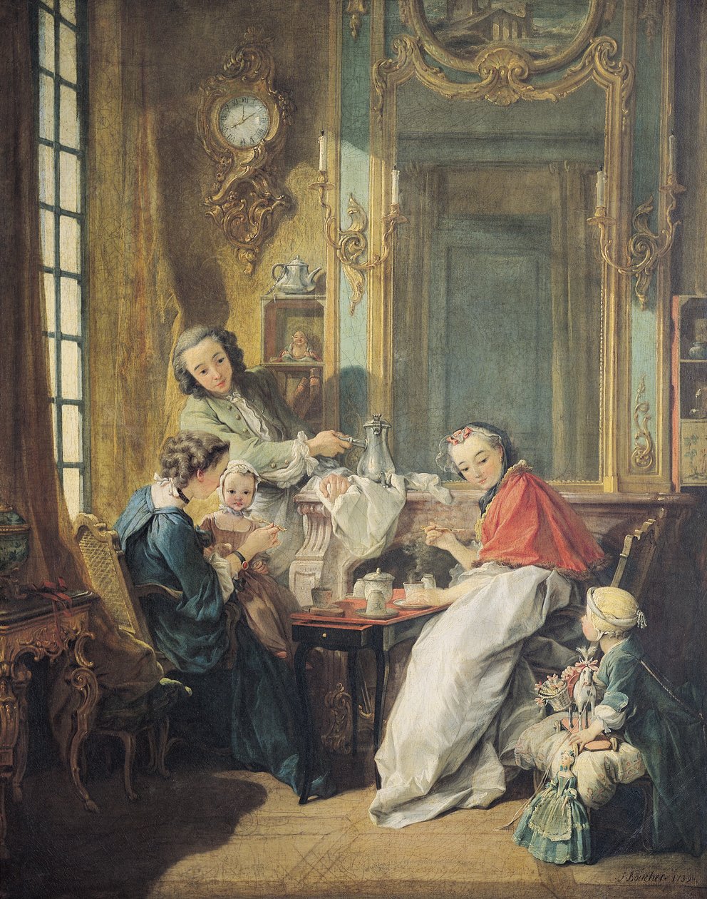 A refeição da tarde, 1739 de François Boucher