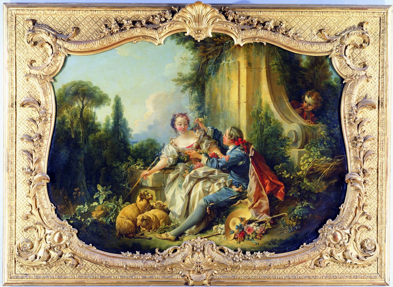 O pastor galante de François Boucher