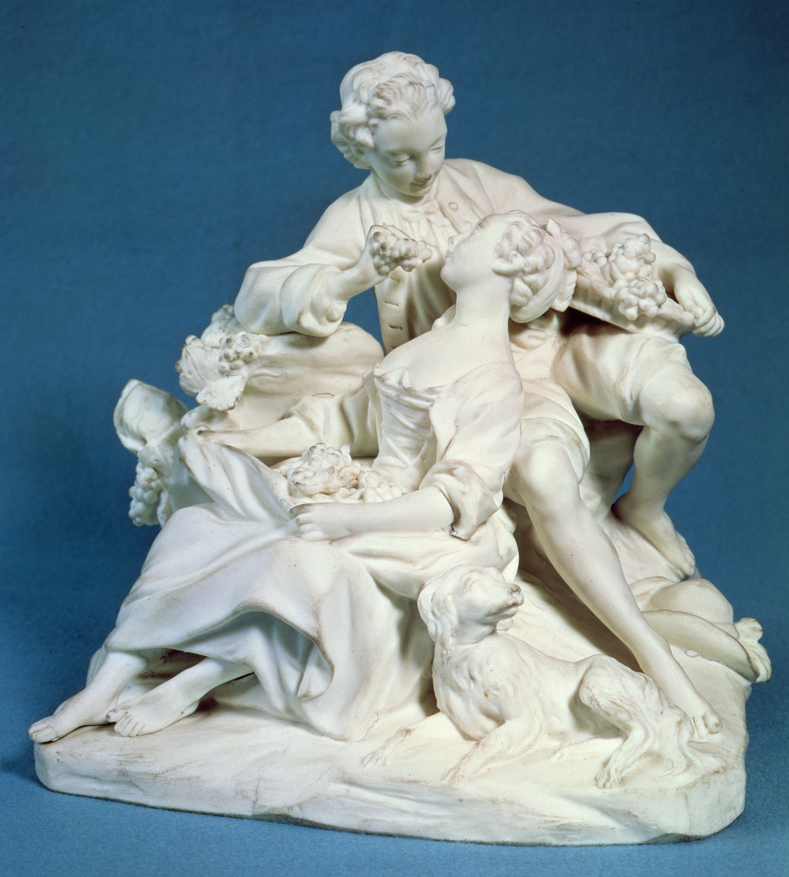 Os Comedores de Uva (mármore) de François Boucher