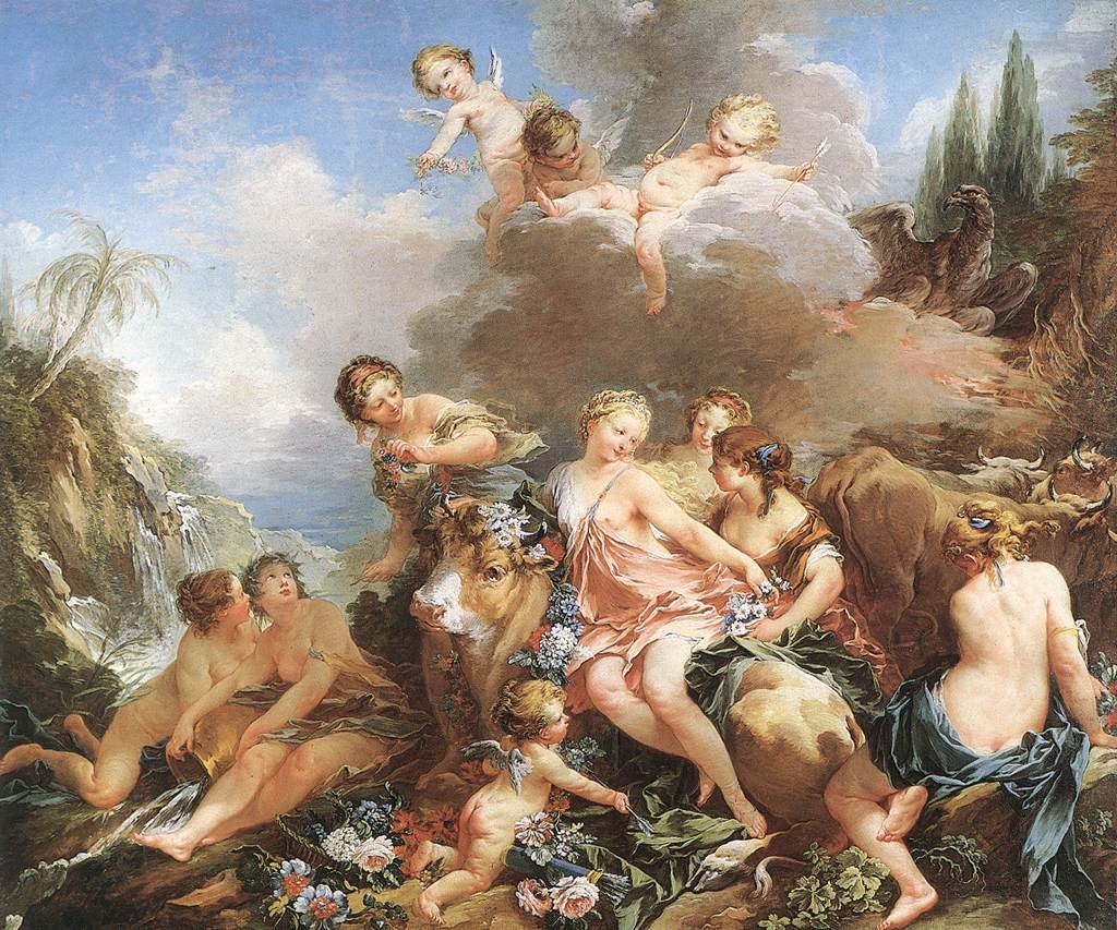 A violação da Europa de François Boucher