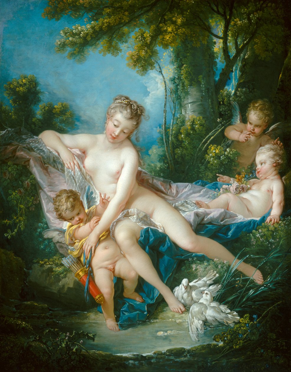 Venus Consoling Love de François Boucher