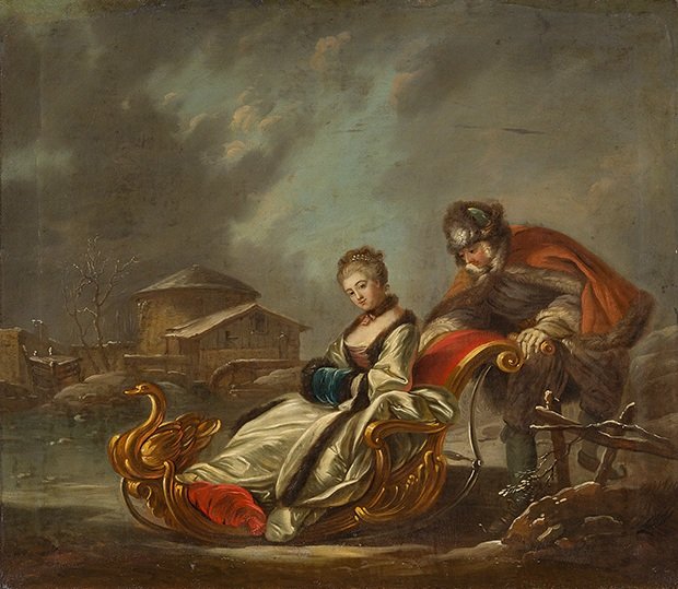 Quatro estações, inverno de François Boucher