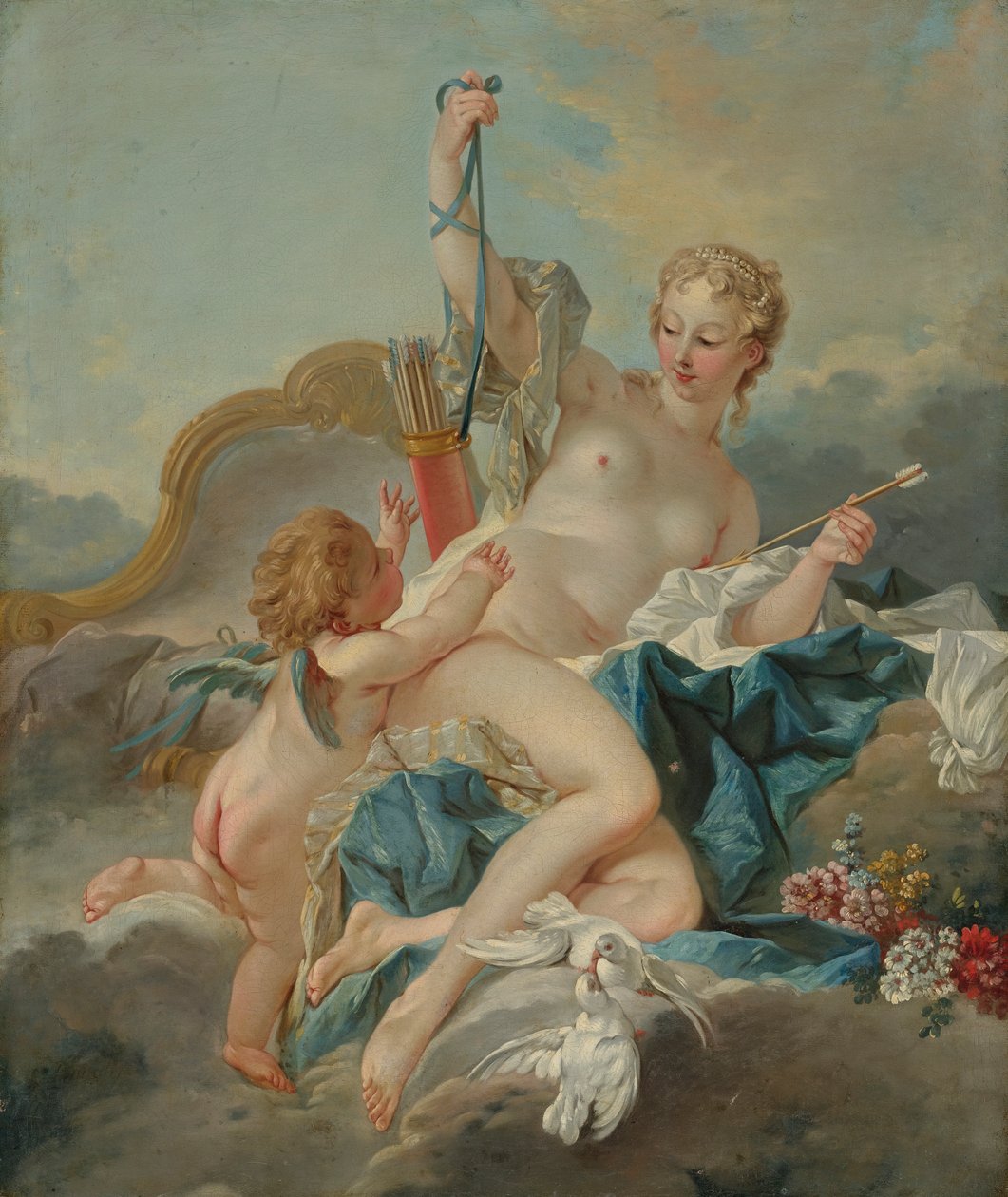 Vênus desarmando Cupido de François Boucher