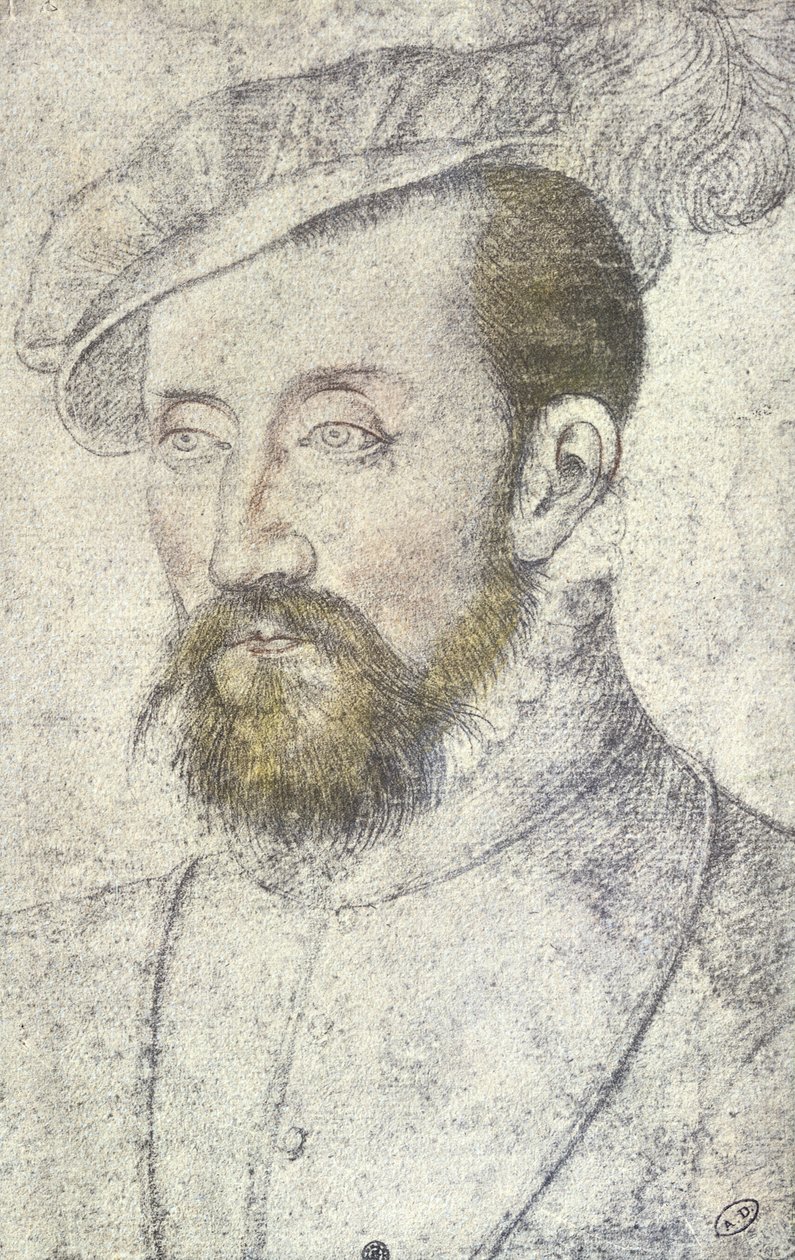 Antoine de Bourbon c.1560 (lápis sobre papel) de François Clouet