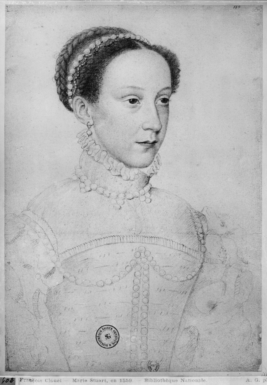 Maria Rainha dos Escoceses, 1559 de François Clouet