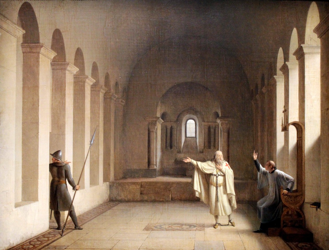 Jacques de Molay, Grão-Mestre dos Templários de François Fleury Richard