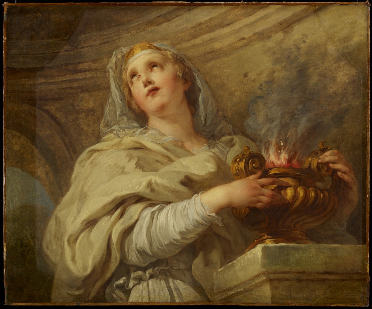 Virgem Vestal, c.1730 de François Lemoyne