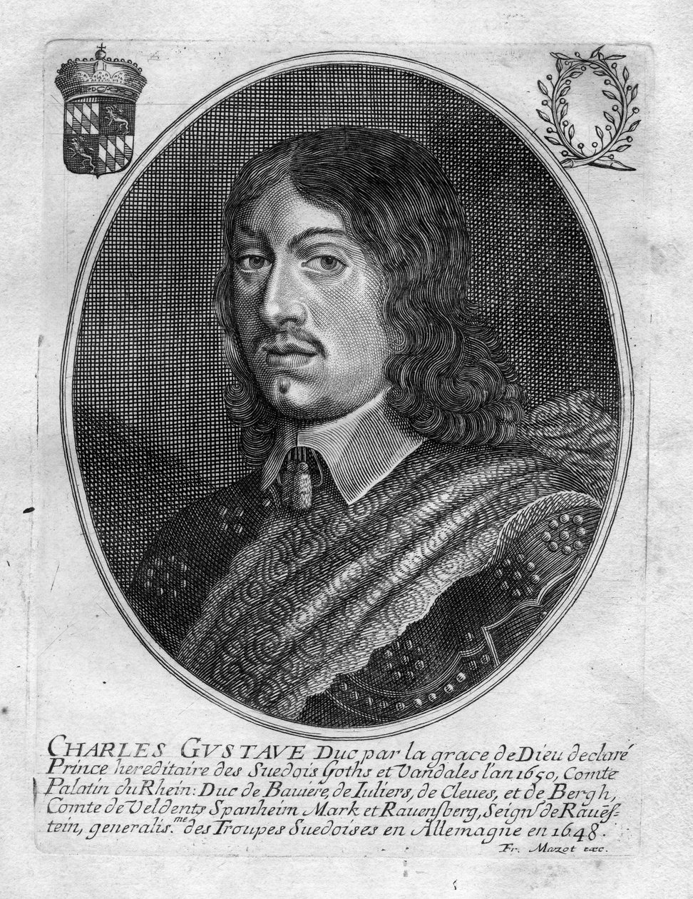 retrato gravado de François Mazot