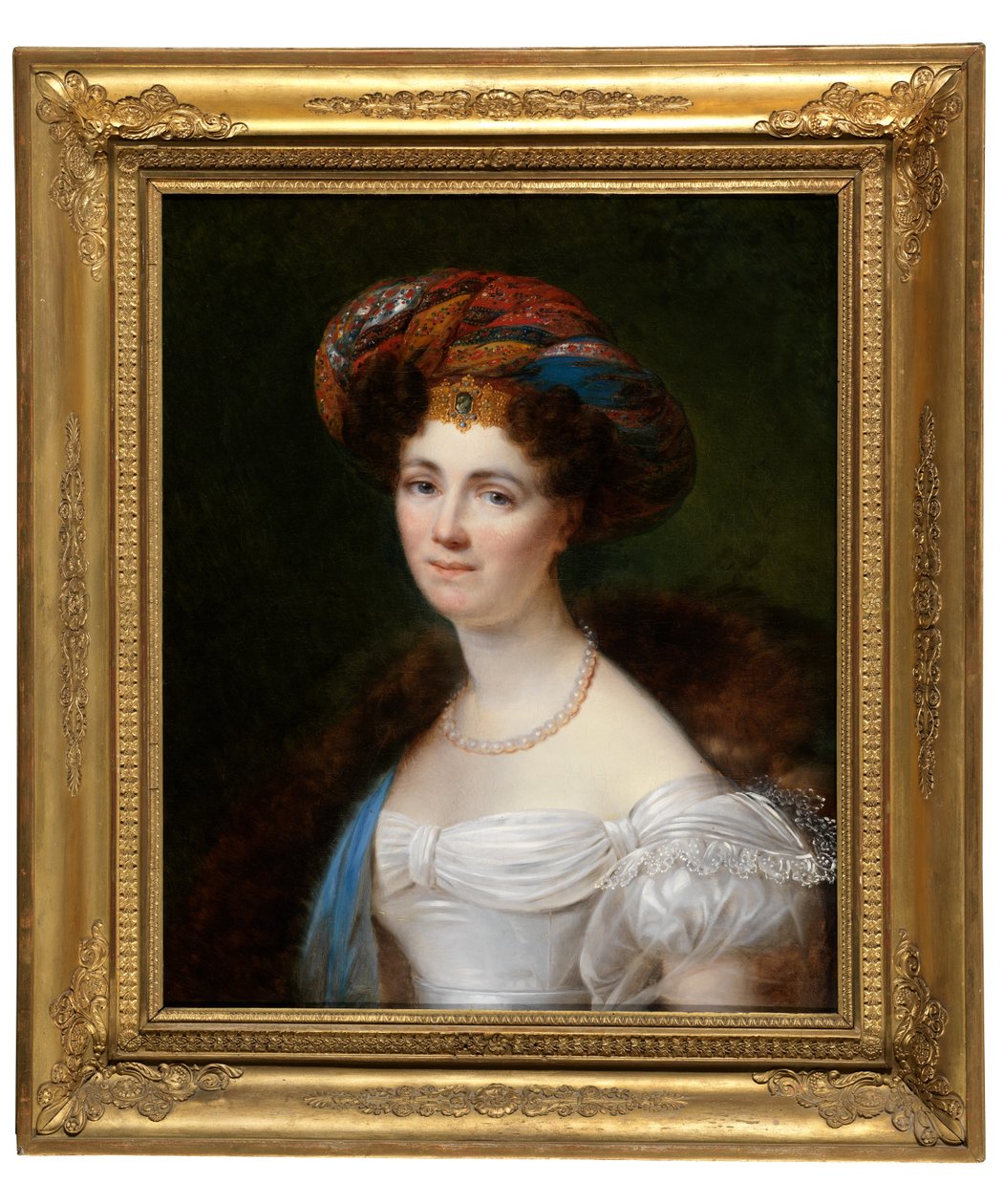 Retrato de Josefina Victoire Meslier-Duvey (óleo sobre tela) de François Joseph Kinsoen