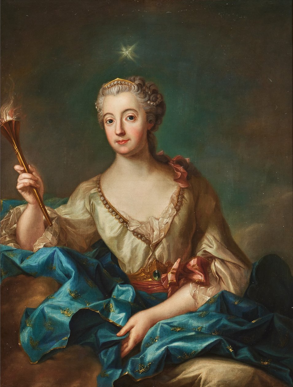 Rainha Louisa Ulrika como Aurora de Francois Adrien Grasognon Latinville