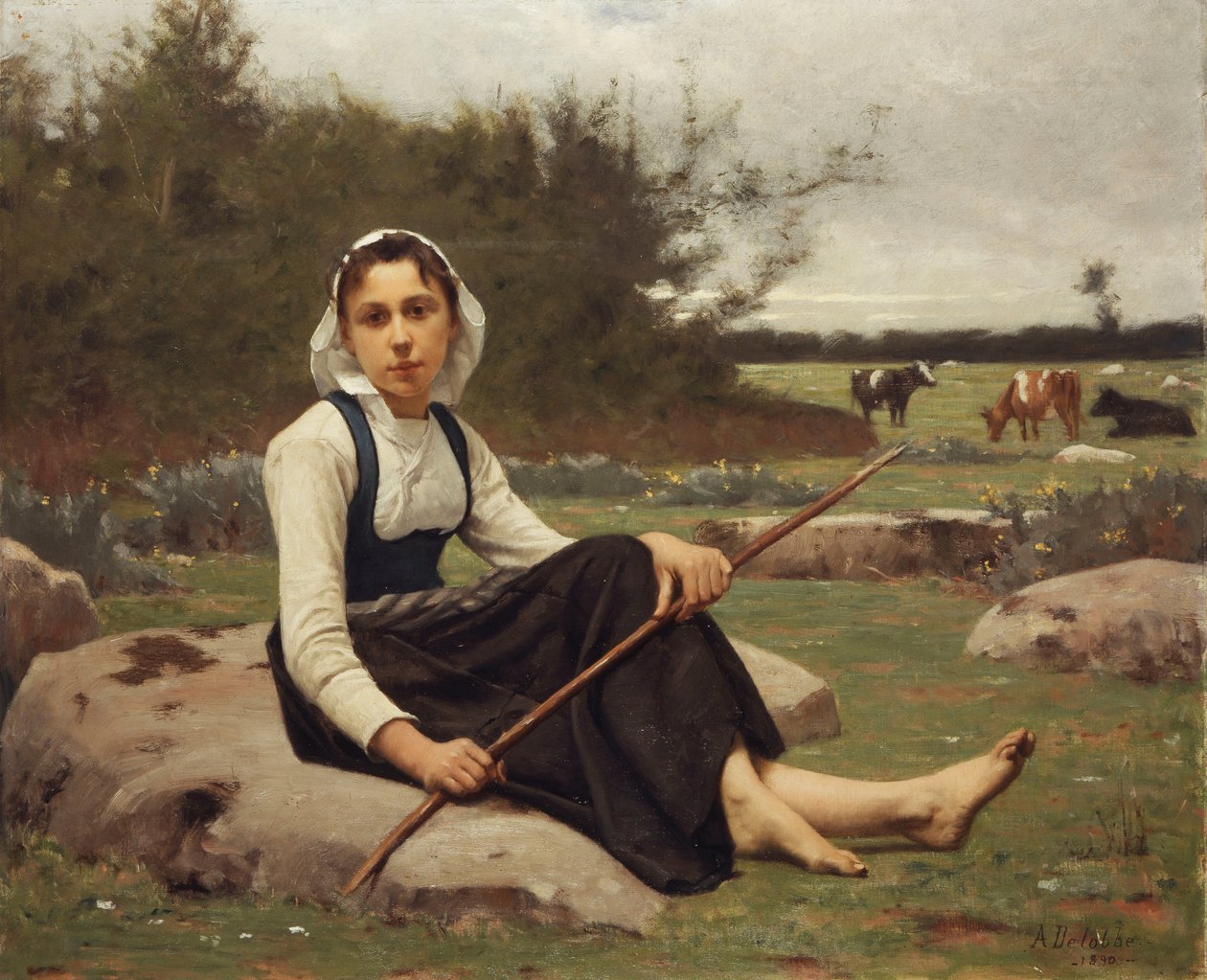 Pastora, 1890 de François Alfred Delobbe