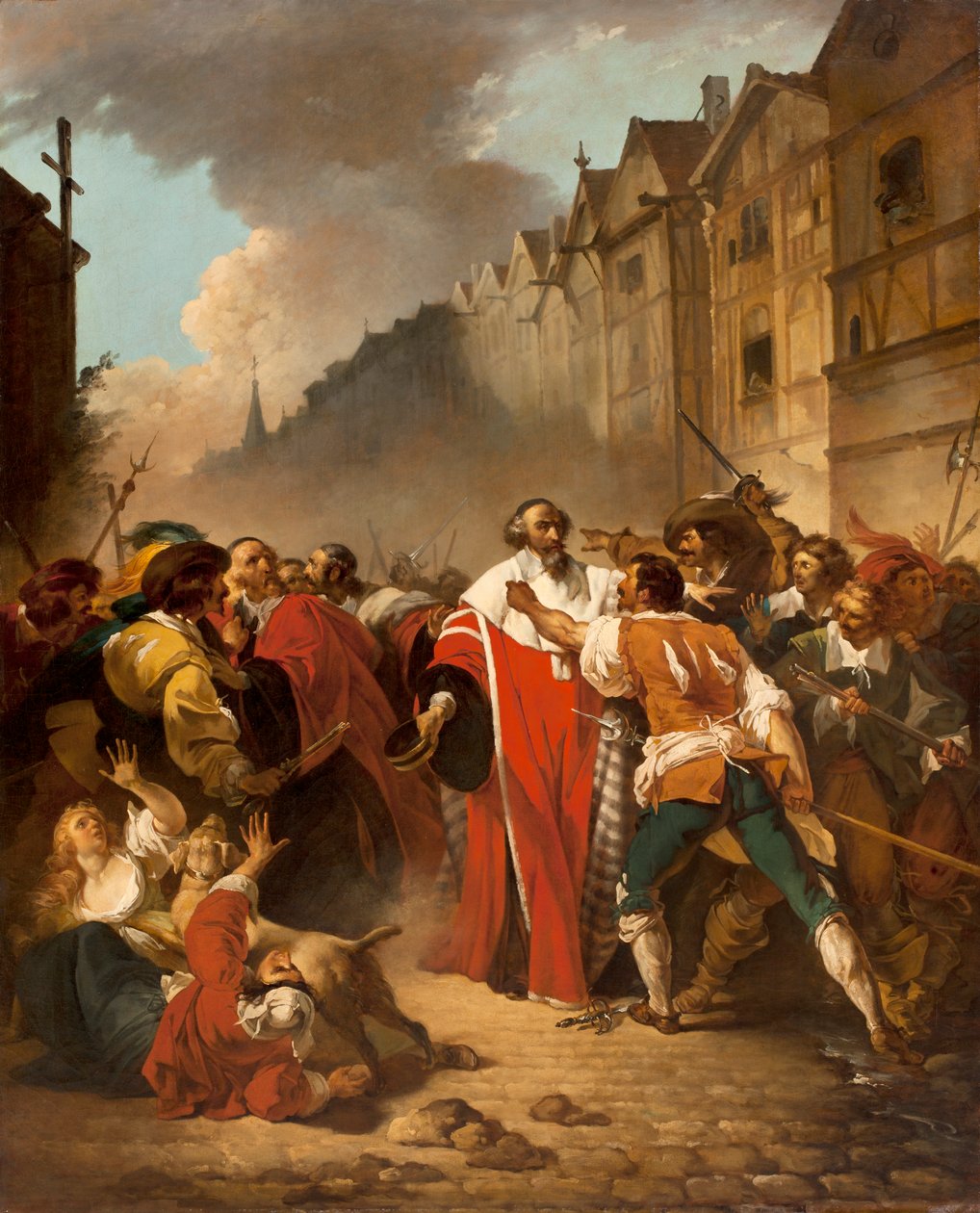 Presidente Mole Manhandled by Insurgents, 177879 de François André Vincent