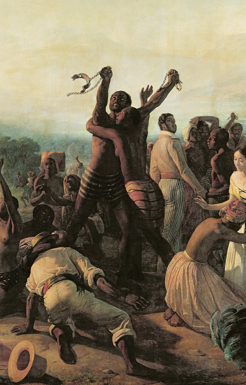Proclamação da Abolição da Escravidão nas Colônias Francesas, 23 de abril de 1848, 1849 de François Auguste Biard