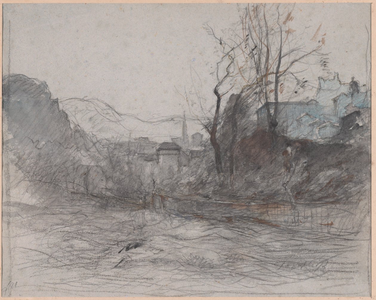 Aproximando-se de Morestal de François Auguste Ravier