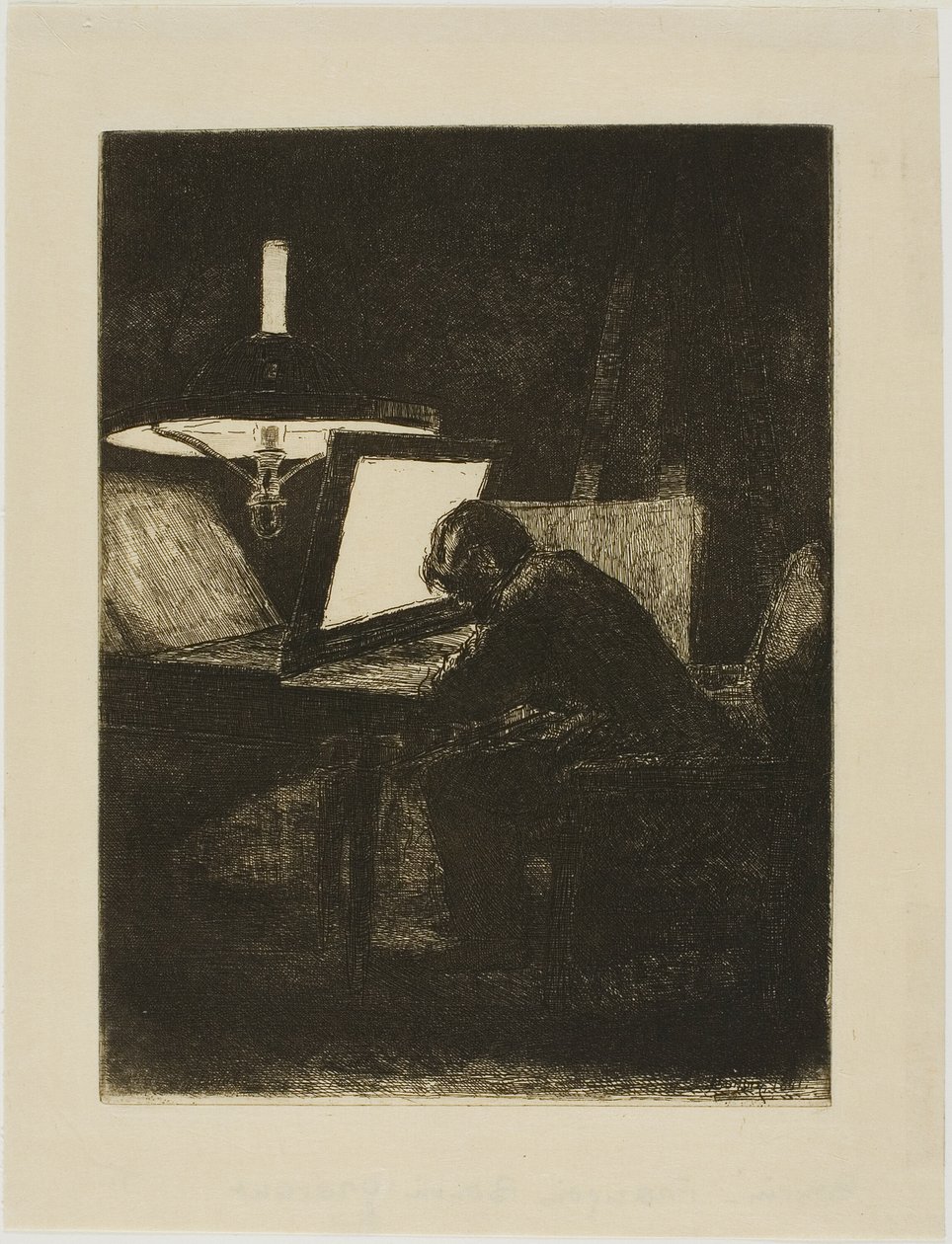 Gravura de François Bonvin de François Bonvin