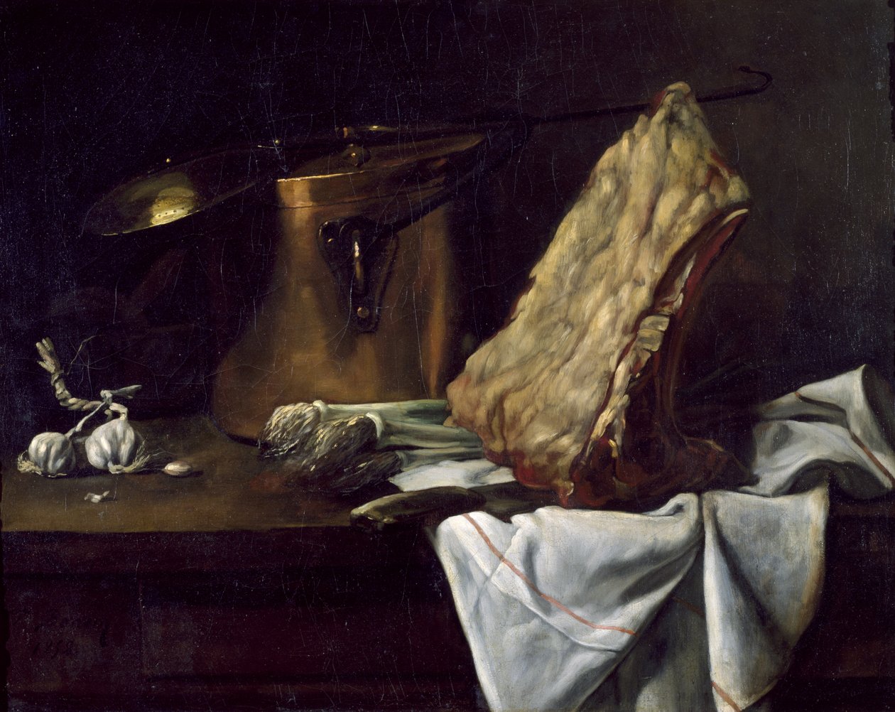 Ainda vida, 1858 de François Bonvin