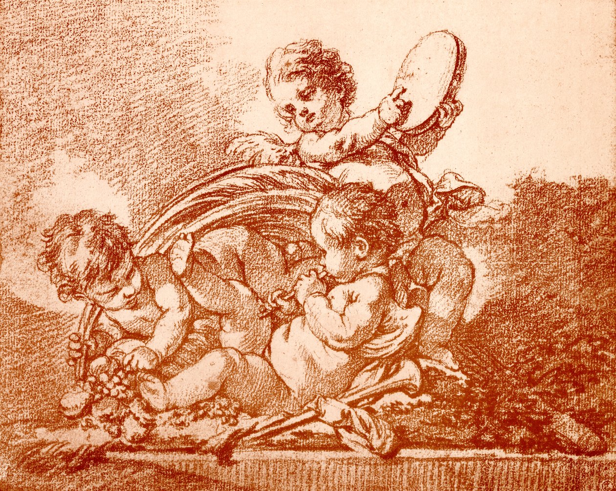Alegoria do Outono de François Boucher
