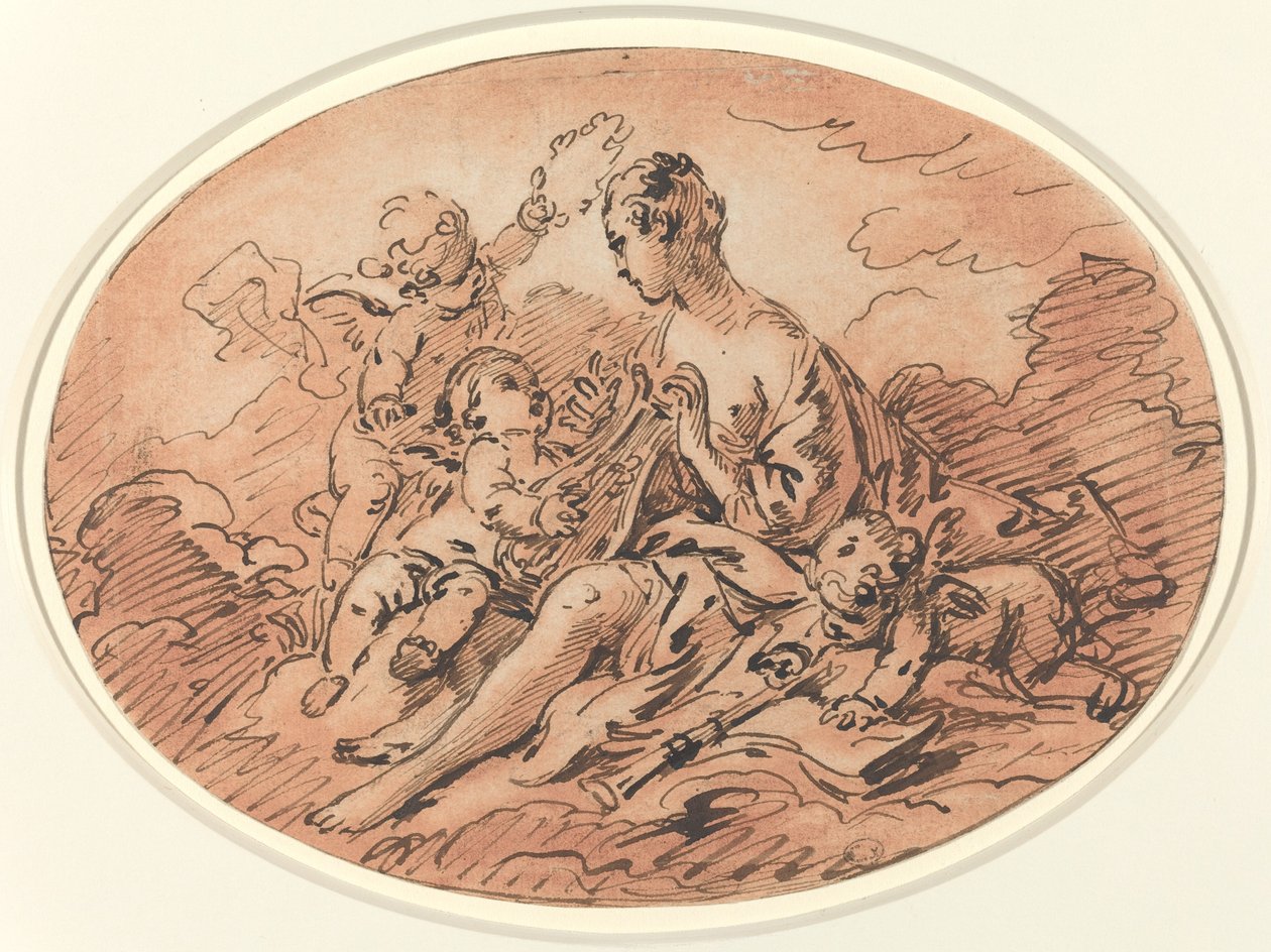 Alegoria da música de François Boucher