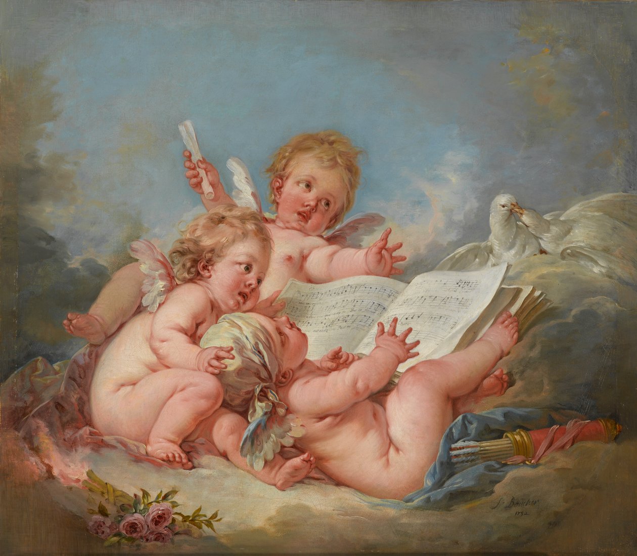 Alegoria da Música, 1752 de François Boucher