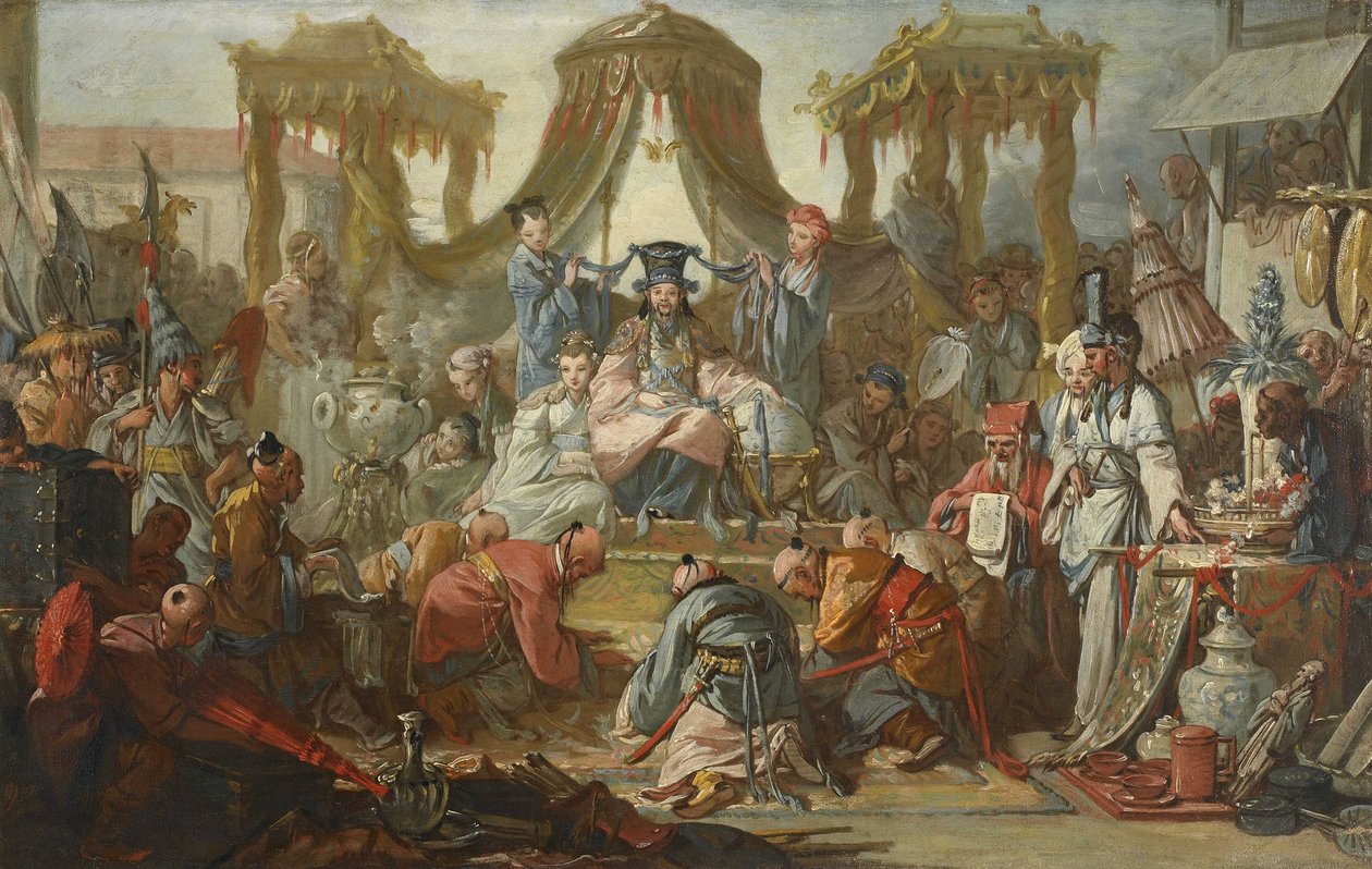 Boucher - A Audiência do Imperador Chinês, 1742 circa de François Boucher