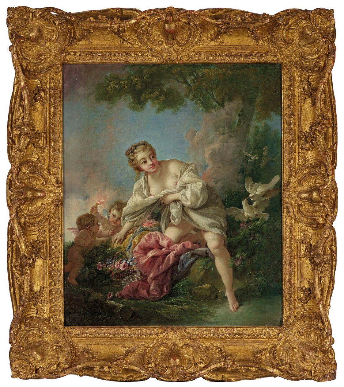 Boucher - Vénus e os amantes, 1767 de François Boucher
