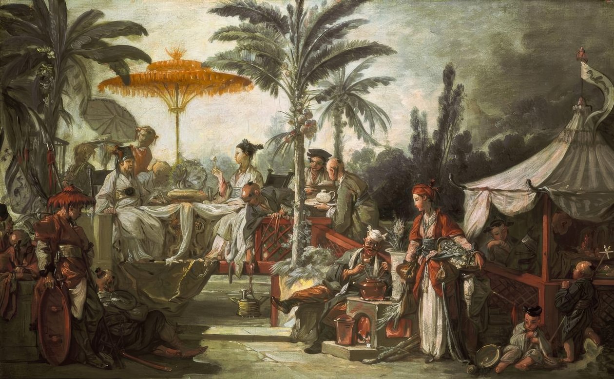 Chinoiserie: Festa do Imperador de François Boucher