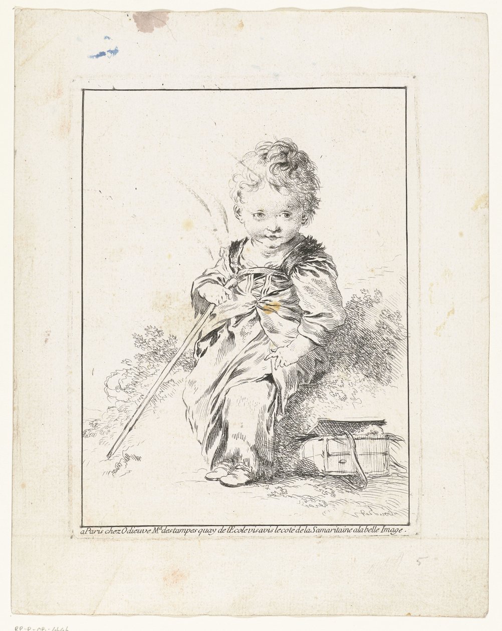 O pequeno limpador de chaminés Le petit Savoyard Quatro estampas com crianças (título da série) de François Boucher
