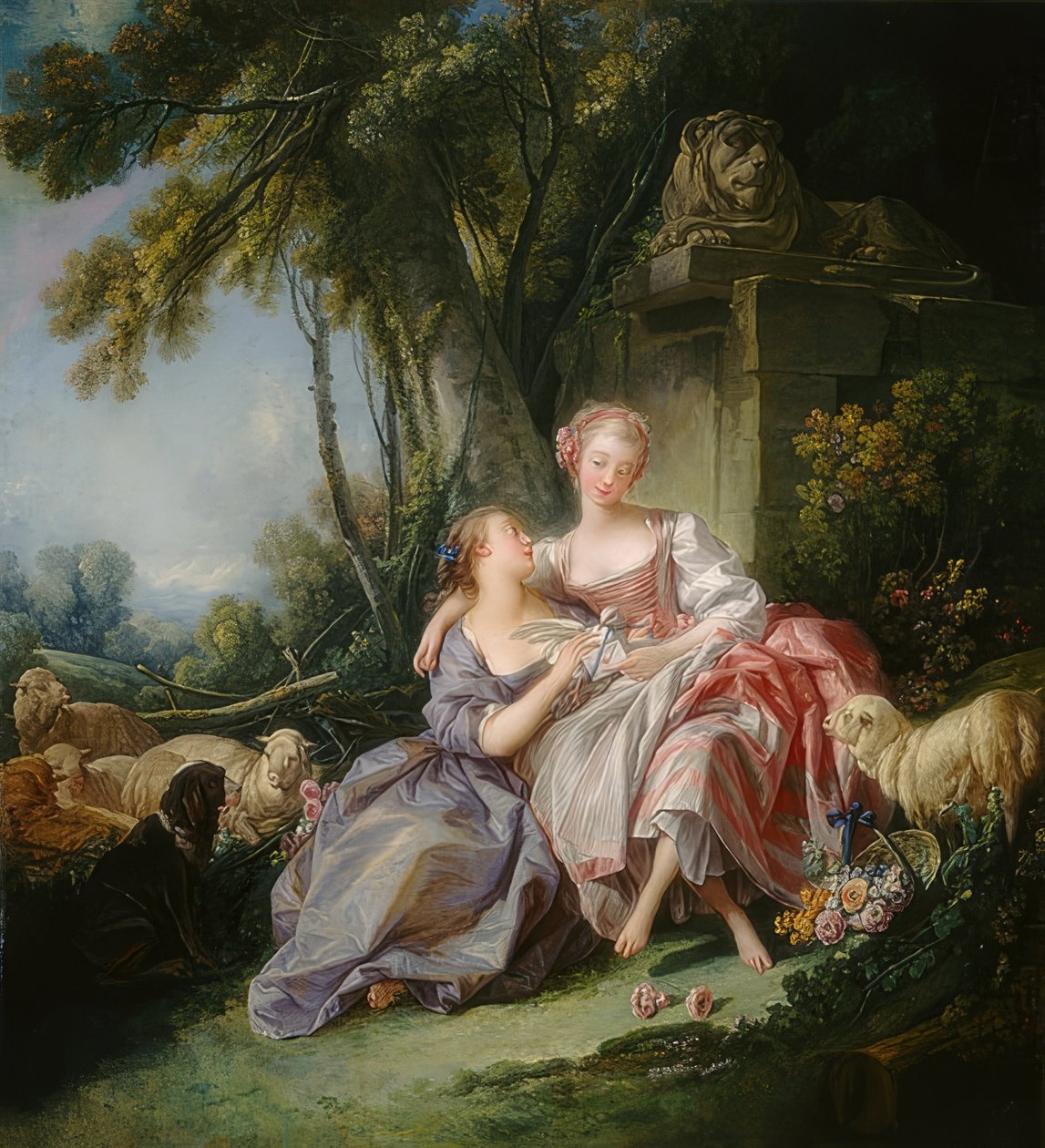 A carta de amor. 1750 de François Boucher