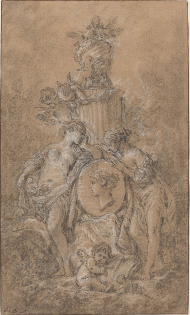 Projeto para um monumento funerário de François Boucher