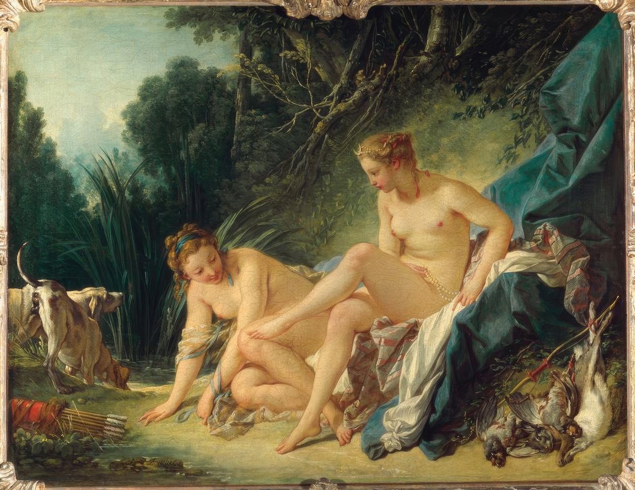 Diane saindo do banho de François Boucher