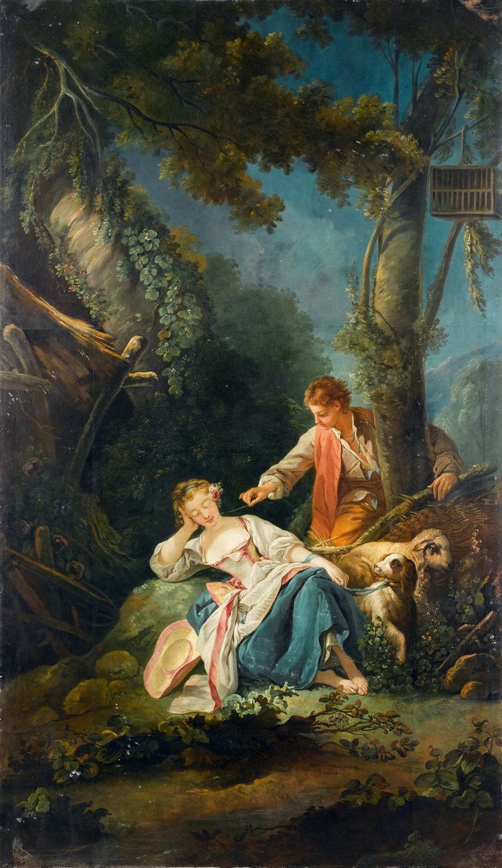 A noite ou o sono interrompido de François Boucher