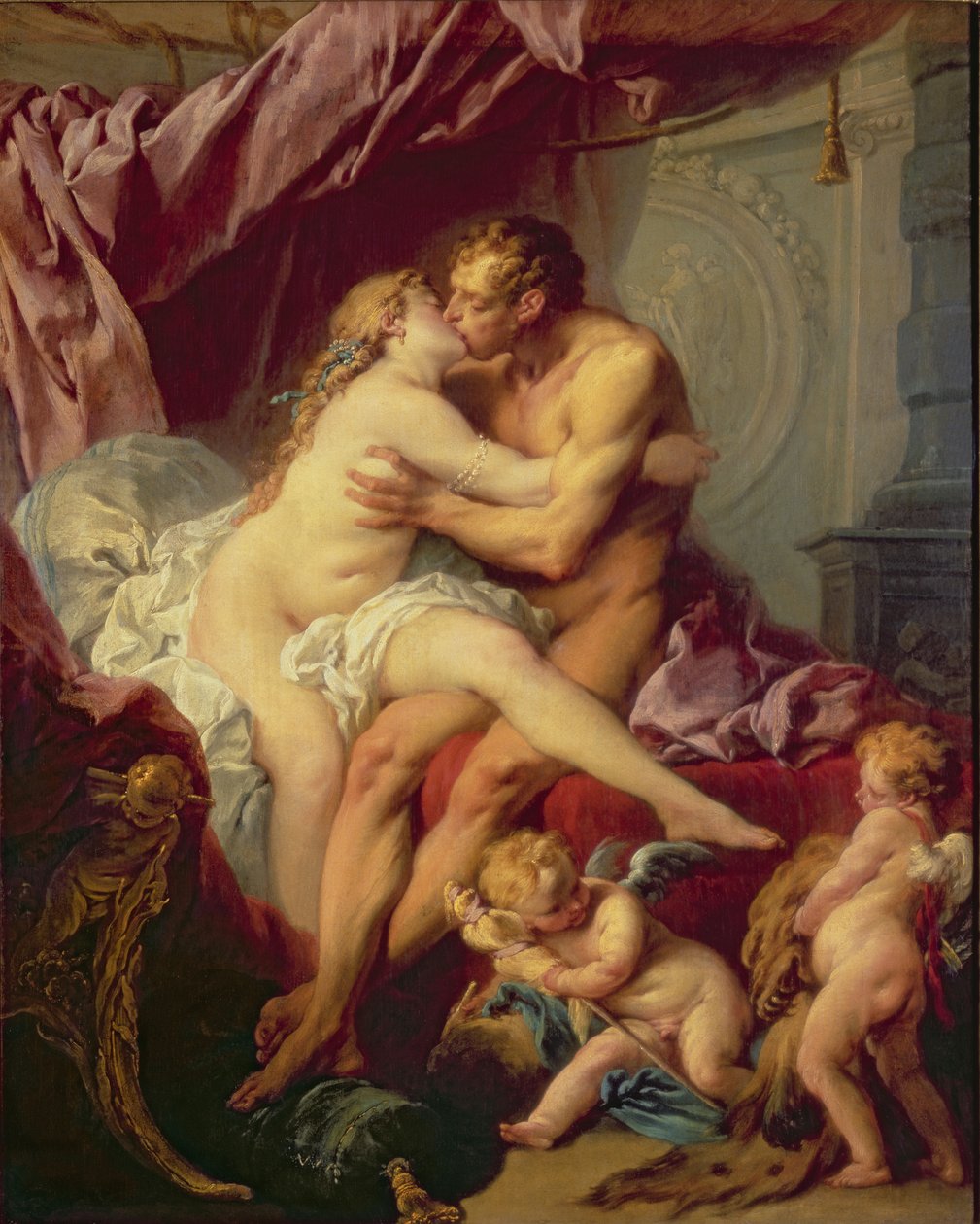 Hércules e Omphale de François Boucher