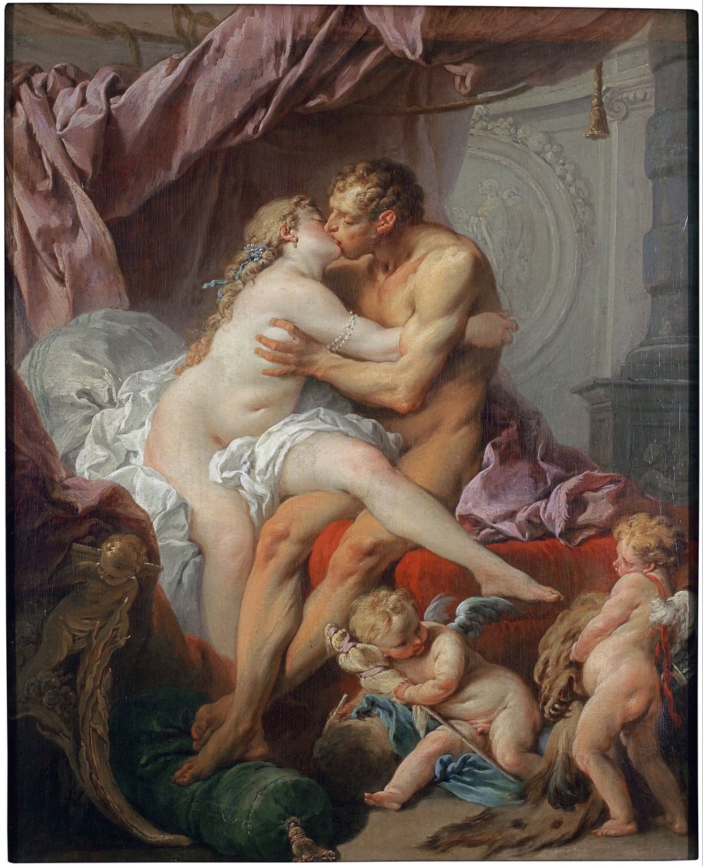 Hércules e Omphale de François Boucher