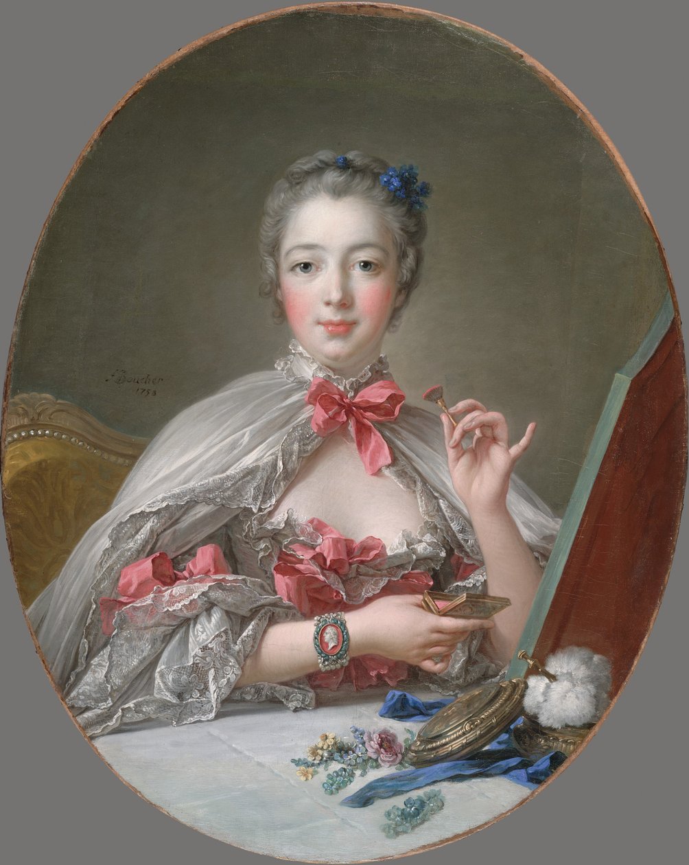 Jeanne-Antoinette Poisson, marquesa de Pompadour de François Boucher