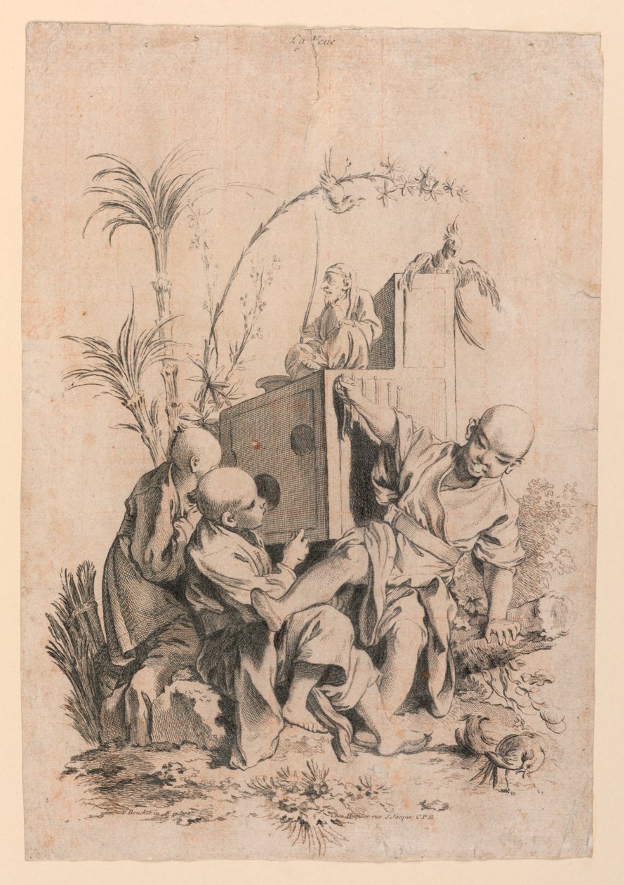 La Veue (Sight) da série Les Cinq Senses (Os Cinco Sentidos) de François Boucher