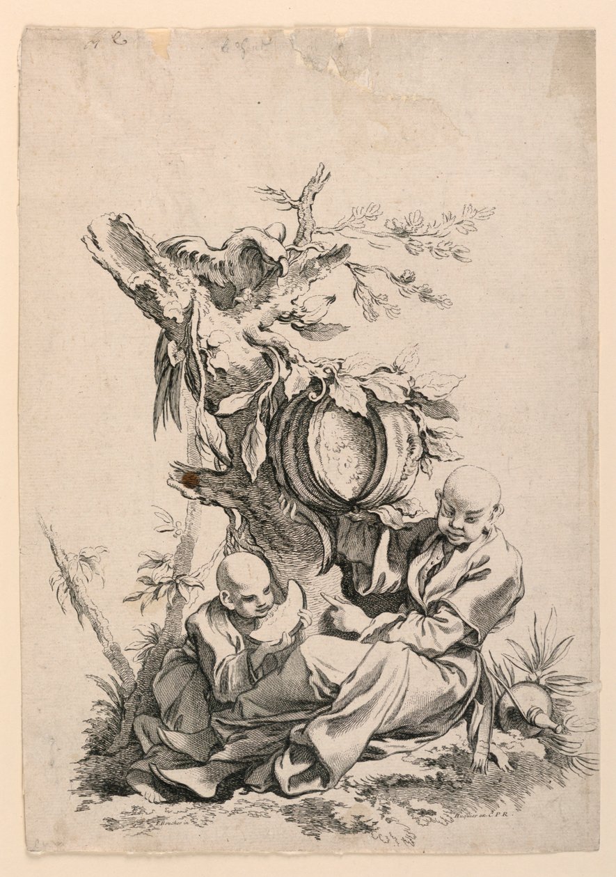 Le Gout (Taste) da série Les Cinq Senses (Os Cinco Sentidos) de François Boucher